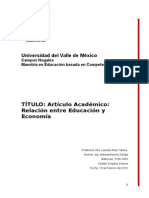 03 Artículo Académico Educación y Economía