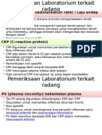 Pemeriksaan Laboratorium Terkait Radang