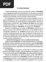 Boethius-Mangaierile Filosofiei (2003) PDF