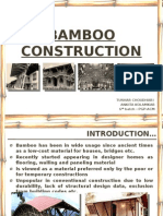 Bamboo Construction: Tushar Choudhari Ankita Kolamkar 6 Batch - PGP-ACM