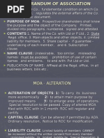 CHARTER of The Co Regulates The External Affairs of The Co