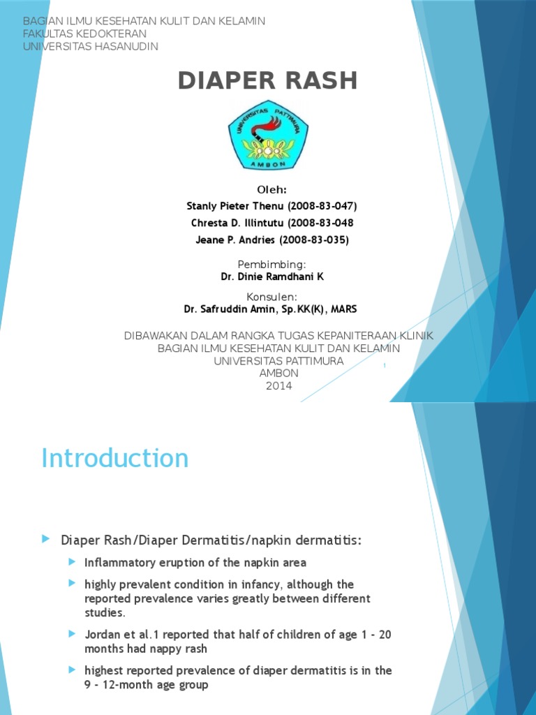 Diaper Rash PDF Dermatitis Candidiasis
