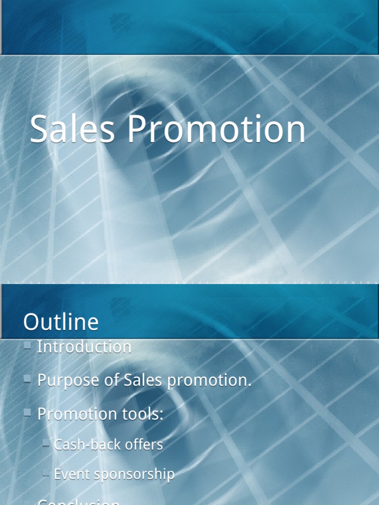Sales Promotion | PDF | Rebate (Marketing) | Brand