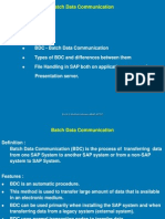 Objective:: Batch Data Communication