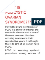 What Is Polycystic Ovarian Syndrome