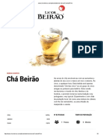 LICOR BEIRÃO - Bebidas Quentes - Chá Beirão PDF