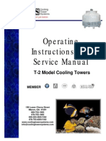 Operating Instructions and Service Manual Cooling Tower