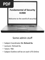 Lecture 1 Information Security Design