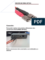 Conexión de Fibra Optica