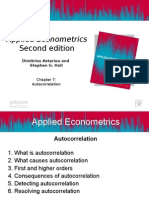 Applied Econometrics Guide to Autocorrelation