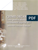 Chimie Organica - Teste Admitere 2011.pdf