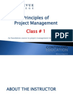 Principals of PM PowerPoint - Class1