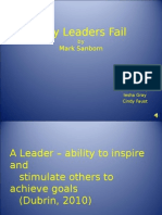 Why Leaders Failc