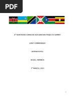 Download Joint Communique of the 9th Northern Corridor Summit-Kigali Rwanda by State House Kenya SN257982118 doc pdf