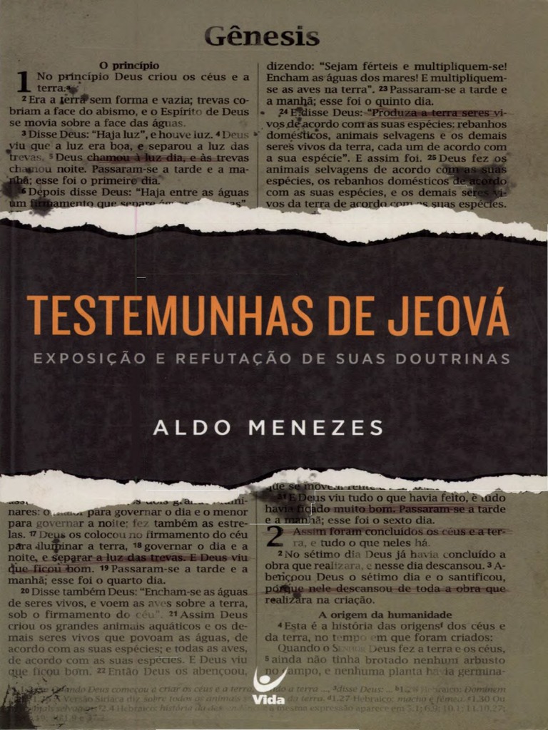 Resultado de imagem para Testemunhas de Jeova - Exposicao e refutacao de suas doutrinas - Aldo Menezes