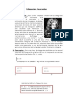 Integrales Impropias