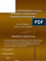 Statistika U Istra Živačkom Procesu - Statističko Zaključivanje I Statističko Modelovanje