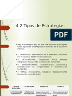 4.2Tipos de Estrategia