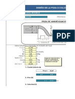 Diseño de La Poza de Amortiguación