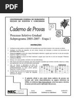 PSG1 (2005-2007) ProvasObjetivas