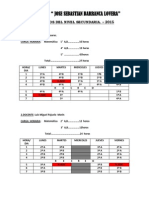 Horarios Del Nivel Secundaria 2015 JSBL Ccesa