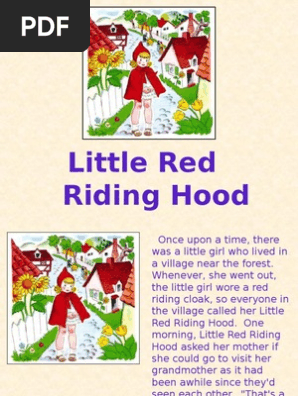 Little Red Riding Hood Pdf