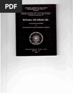 Ritual Do Grau 30 Da Maçonaria Cavaleiro Kadoschi