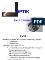 Optik (Lensa Dan Mata)