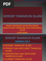 Konsep Tamadun Islam