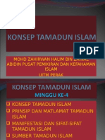 Konsep Tamadun Islam