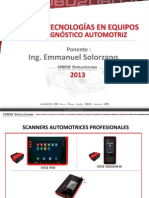 Nuevas Tecnologias en Equipos de Diagnostico Automotriz