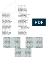 Ejercicios de Segundo Simplificacion