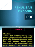 Penulisan Mekanis