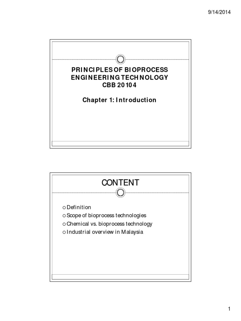 Chapter 1 introduction to bioengineering | Biotechnology | Biological