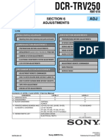 Sony dcr-trv250 Adjustment Ver-1.2 PDF