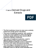 1.plant Derived Drugs and Extracts