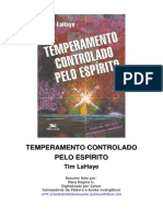 Tim Lahaye - Temperamento Controlado Pelo Espirito [Resumo]