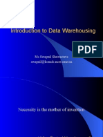 Introduction To Data Warehousing