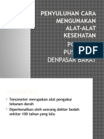 Penyuluhan Cara Mengunakan Alat-Alat Kesehatan