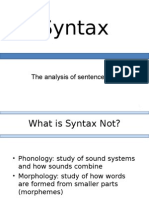 Syntax