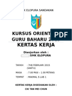 Kertas Kerja Kursus Guru Baharu