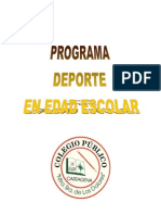 13 Plan de Deporte Escolar