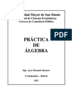 Práctica Álgebra 2015