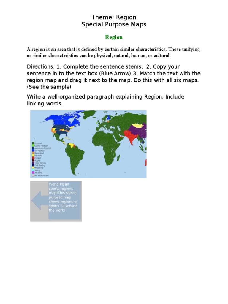 Regions Activity | PDF
