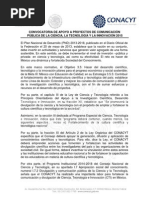 Convocatoria Comunicación Pública CTI 2015 Ok