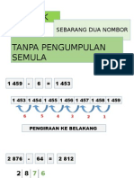 Tambah Sebarang Dua Nombor X Mengumpul Semula