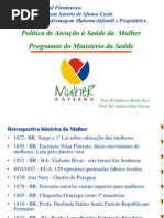 1 - Políticas e Programas Na Atenção a Saúde Da Mulher