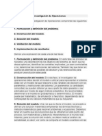 Métodología de La Investigación de Operaciones