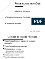 Geração e medição de altas tensões