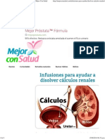 Infusiones Para Ayudar a Disolver Cálculos Renales - Mejor Con Salud